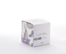 Load image into Gallery viewer, Candle - Glass Jar Frosted White - Blended Soy - Voy - Wild Sage & Royal Lavender Scent