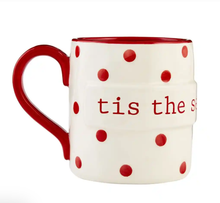 Load image into Gallery viewer, Holiday Kitchen - Mud Pie Dolomite Mug with Gingerbread House Set - Tis The Season