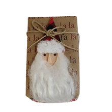 Load image into Gallery viewer, Holiday Kitchen - Mud Pie Bar Soaps - Fraser Fir Scent - Wrapped with Christmas Embellishments (Set of 2)