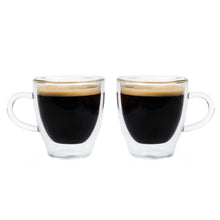 Load image into Gallery viewer, Espresso Cups - Glass Double Wall - Turin (Set of 2)