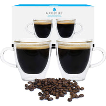 Load image into Gallery viewer, Espresso Cups - Glass Double Wall - Turin (Set of 2)
