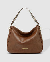 Load image into Gallery viewer, Handbag- Vegan Leather Additional Leopard Print Strap - Remi Cocoa