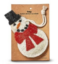 Load image into Gallery viewer, Holiday Kitchen - Tag Natural Loofah Kitchen Scrubber