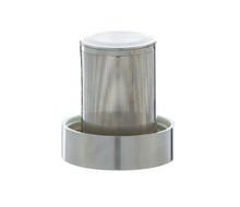 Load image into Gallery viewer, Water Bottle - Clear Marino Glass with Stainless Steel Lid & Strap and Detachable Infuser