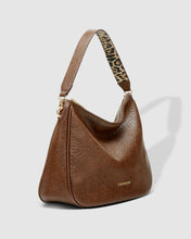 Load image into Gallery viewer, Handbag- Vegan Leather Additional Leopard Print Strap - Remi Cocoa