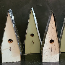 Load image into Gallery viewer, Birdhouse - Decorative Wooden A-Frame - Green