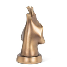 Load image into Gallery viewer, Eyeglass Holder - Resin Bronze Dog Face