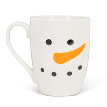 Load image into Gallery viewer, Holiday kitchen - Snowman Face Bone China Mug