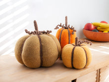 Load image into Gallery viewer, Fall Decor - Felt Pumpkins - Medium