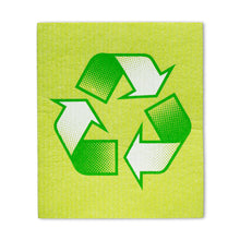 Load image into Gallery viewer, Amazing Swedish Dishcloth Set - Biodegradable & Eco-Friendly Inscribed "Reduce Reuse Recycle" (Set of 2)
