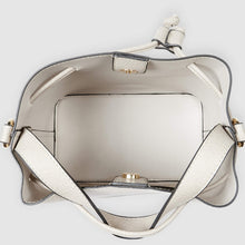 Load image into Gallery viewer, Complete with a drawstring closure, the Sasha is perfect for your next brunch with the girls, or a day out on the town.  Wear it your way and sling over your shoulder for a more casual look or carry by her top handle for a dressier option.  Features:  1 Slip Pocket Internal lining - Vegan Leather Extension strap: 114-128cm Adjustable Detachable Closure: Magnetic Clasp with Draw String Material: Vegan Leather  Hardware: Light Gold  Dimensions: W26 x H23 x D14 cm