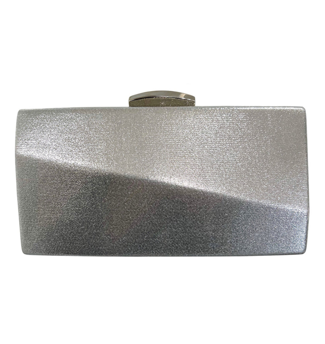Clutch Purse - New York with Chain - Silver