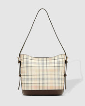 Load image into Gallery viewer, Handbag- Vegan Leather - Abbey Vanilla Plaid
