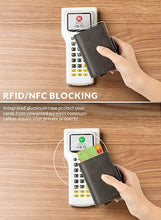 Load image into Gallery viewer, Men&#39;s Wallet - Vulkit* Credit Card RFID Blocking  - Vintage Dark Olive
