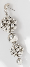 Load image into Gallery viewer, Earrings - The Classic Drop Resin Beaded - Silver
