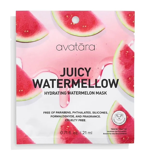 Face Mask  - Juicy Watermellow - Hydrating Watermelon Sheet Mask