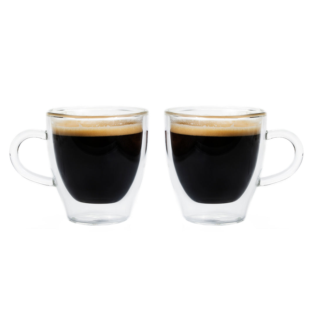 Espresso Cups - Glass Double Wall - Turin (Set of 2)