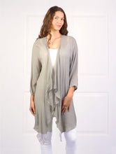 Load image into Gallery viewer, This long sleeve maxi cardigan is specially designed with a feather-like weight and breathable material that makes it perfect for the spring and summer. The long sleeves and length makes it a great way to protect yourself from the harsh sun, and the open front allows you to layer-up and make an outfit with depth.
