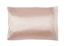 Load image into Gallery viewer, Luv It Pink is a dual-use pillowcase offering both comfort and functionality. This innovative pillowcase offers an absorbent side and a satin side to accompany your nightly beauty sleep ritual!  Absorbent side:  Controls moisture; Absorbs excess water in wet hair without leaving your pillow wet; Perfect for overnight hair treatments. Satin side:  Gentle on the skin Helps keep hair shiny; Controls frizz; Protects eyelash extensions.
