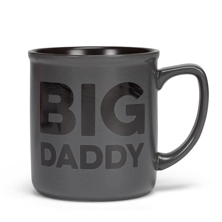 Mug - Coffee or Tea - Stoneware - Black and Dark Grey - Big Daddy