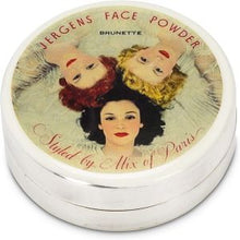 Load image into Gallery viewer, Keep everything from jewelry to coins safe in this beautiful, retro-chic Face Powder box. Inspired by vintage finds from London and Paris antique markets, this trinket box is hand-cast from brass by skilled artisans, to be a faithful reproduction of a turn-of-the-century antique.   Size: 2.75&quot; D
