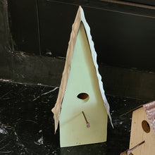 Load image into Gallery viewer, Birdhouse - Decorative Wooden A-Frame - Green
