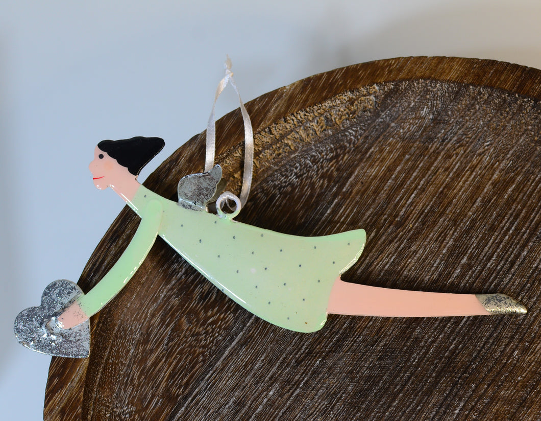 Angel Ornament green colour
