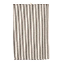 Load image into Gallery viewer, This classic Ticking Stripe patterned, 100% cotton tea towel will compliment any kitchen design. Machine wash gentle cycle.   Measures: ﻿18&quot; w x 28&quot;  
