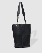 Load image into Gallery viewer, Handbag- Margie Bucket Bag - Black
