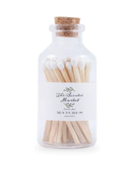 Matches - Vintage Apothecary Mini Jar with Cork Lid