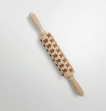 Load image into Gallery viewer, Holiday Winter Embossed Rolling Pin
