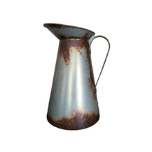 Load image into Gallery viewer, Pitcher/Vase - Rustic Vintage Metal Tall

