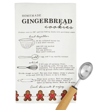 Load image into Gallery viewer, Holiday Kitchen Recipe Towel &amp; Scoop Set
