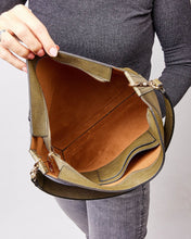 Load image into Gallery viewer, The Charlie Maxi bag is slightly larger then the Charlie bag still with an irresistible boxy shape.  Slip your essentials into the spacious and soft suedette interior or two slip pockets.  Style it your way with your choice of two varying size straps.  The perfect everyday bag.  Features:  2 Flat Pockets 1 Front Side Zip Pocket Internal lining - Suedette Vegan Leather 2 Straps: 50cm &amp; 110cm Closure: Secure Zip Material: Polyurethane PU  Hardware: Light Gold  Dimensions: W33 x H30 x D10.5 cm
